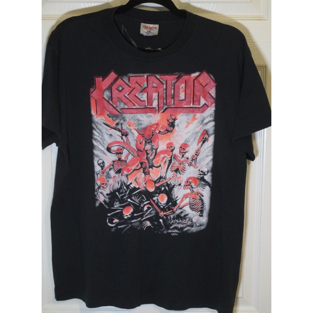 KREATOR Endless Pain Vintage 90s Black Thin Band Tee XL